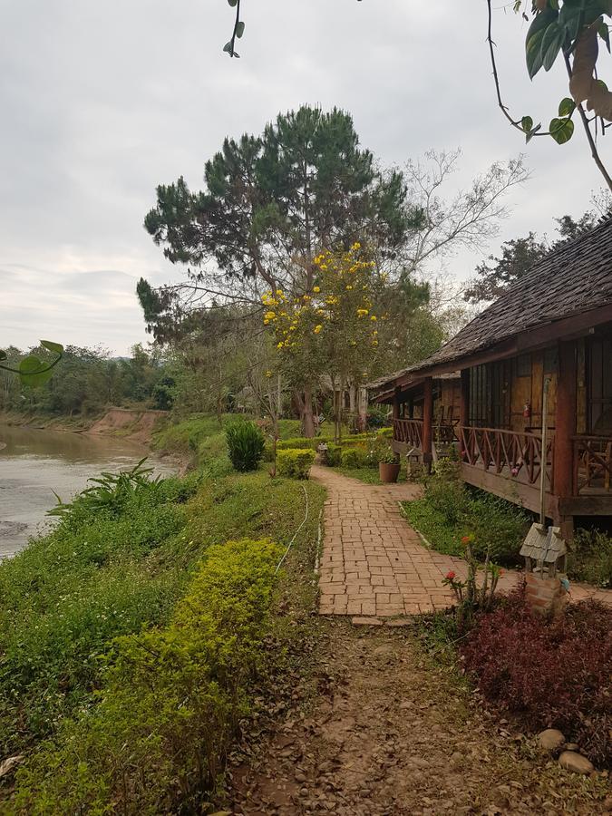 The Boat Landing Hotell Luang Namtha Exteriör bild